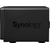 Synology DS1621+ QC2, 2GhzCPU / 4GbDDR4 (upto32) / RAID0, 1, 10, 5, 6 / upto 6hot plug HDD SATA (3, 5' or 2, 5') (upto16 with 2xDX517)+2 M.2 slots 2280 / 3xUSB3.2 / 4GigE (+1Expslot) / iSCSI / 2xIPcam (upto40) / 1xPS / 3YW
