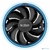 PCCooler E126MB S775 / 115X / AM2 / 2+ / AM3 / 3+ / AM4 / FM1 / FM2 / 2+ TDP 95W,  вент-р 120мм с PWM,  Blue LED FAN,  1000-1800RPM,  26.5dBa Retail Color Box