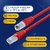 NEOMAX  (NM13001-050R) Шнур коммут. UTP 5 м,  cat.5е - красный,   многожильный