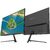 Монитор 27" AIWA MD2712 Black  (IPS,  1920x1080,  HDMI+HDMI+DP,  1 ms,  178° / 178°,  300 cd / m,  1000:1,  180Hz,  Spk)