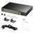Коммутатор /  24-10 / 100 / 1000 BASE-T Gigabit ports,  2-Port 10 / 100 / 1000 BASE-T Gigabit Uplink ports,  2-1000 BASE-X SFP Slot,  24-port IEEE 802.3at PoE+ Injector,  300 watts total Power budget,  Supports PoE power up to 30W for each PoE port,  Extend Mode  (Transmit distance up to 250m at 10 Mbps ),  Port Lightning Protection: Common  Mode 4KV,  ESD 8KV,  Watchdog,  300W Internal