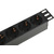 ITK PH12-8D1-P PDU 8 розеток DIN49440  (нем. cтанд.) с LED выключателем,  1U,  шнур 2м вилка DIN49441  (нем. станд.),  профиль из ПВХ,  черный
