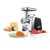 Мясорубка BOSCH 800 / 2200Вт,  4.3 кг / мин.,  черный / метал фронт,  реверс,  отсек для хран.,  3 диска,  кебаб,  колбас