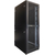 Шкаф серверный напольный 42U  (800  1000) двойные перфорированные двери 2 шт.,  цвет черный