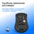 Мышь Oklick 485MW черный / синий оптическая  (1200dpi) беспроводная USB  (2but)