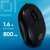 Мышь Oklick 105S черный оптическая  (800dpi) USB для ноутбука  (2but)