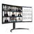 Монитор LG 34" UltraWide 34WR55QK-B черный VA LED 21:9 HDMI матовая HAS 300cd 178гр / 178гр 3440x1440 100Hz DP Ultra WQHD USB 6.9кг