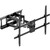 Кронштейн ONKRON /  42-120" макс 1000*600  наклон -13° / +9° поворот ±45° Макс нагрузка 100кг,  от стены 90-600мм черный