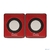 Exegate EX289920RUS Акустическая система 2.0 ExeGate Disco 140 Red  (питание USB,  2х3Вт  (6Вт RMS),  100-20000Гц,  красный)