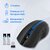Мышь Oklick 615MW черный / синий оптическая  (1000dpi) беспроводная USB  (2but)