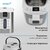 Термопот Vitek VT-TP3001 3.0л. 700Вт белый / серебристый