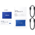 Твердотельный диск SSD Samsung T7 External 1Tb  (1024GB) BLUE USB 3.2  (MU-PC1T0H / WW) 1year