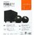 Колонки Creative PEBBLE PLUS 2.1 черный 8Вт