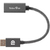 Кабель-переходник DP --> HDMI-F 0.2m ,  серый металлик,  оплетка,  4K@60Hz,  Telecom  (TA560)