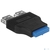 Espada Переходник с материнской платы Ei20U32,  20pin female на 2 порта USB 3.0 female  (Ei20U32)  (45366)
