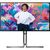 Монитор 27" AOC U27U3CV Black  (4K,  Nano IPS,  3840x2160,  60Hz,  4 ms,  178° / 178°,  400 cd / m,  1300:1 50M:1, 2xHDMI 2.0,  +DisplayPort 1.4,   DP Out,  4 x USB3.2 type A Gen2,  USB-C Docking   (96Вт),  LAN,  SPK,  Pivot)