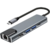 Адаптер USB 3.1 Type-Cm ->HDMI A (m) 4K@30Hz,  RJ45,  2XUSB3.0,  PD,  iOpen <ACU435M>
