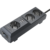 Surge protector Pilot 3G 3xGP euro outlets,  10А / 2.2кВа,  2xUSB,  3m,  black