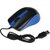 Мышь Oklick 225M черный / синий оптическая  (1200dpi) USB  (2but)