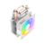 Кулер для процессора Ocypus Gamma A20 WH ARGB,  92mm FARGB FAN,  Top FARGB Panel,  2 HEAT PIPES,  3-PIN,  1900 RPM,  21DBA,  HYDRO BEARING,  LGA115X / 1200 / 1700 / 18XX,  AM4 / AM5