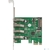 Exegate EX283716RUS Контроллер EXE-314 PCI-E 2.0,  4*USB3.0 ext,  разъем доп.питания  (OEM)