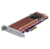 QNAP QM2-2P-244A Dual M.2 22110 / 2280 SATA SSD expansion card  (PCIe Gen2 x2),  Low-profile bracket pre-loaded,  Low-profile flat and Full-height are bundled  (shorter version to support TVS-x82 / TS-x77 PCIe slot 2 & slot 3)