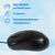 Мышь Oklick 305M черный оптическая  (1000dpi) USB  (2but)