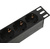 ITK PH22-9D1-P PDU 9 розеток DIN49440  (нем. cтанд.) 1U,  шнур 2м вилка DIN49441  (нем. станд.),  профиль из ПВХ,  черный