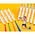 Набор маркеров для скетчинга Deli 70816-12 скошенный пиш. наконечник 12цв. пластиковая коробка