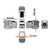 Lanmaster LAN-OK45S6A / 180 Модуль информационный Keystone RJ45 кат.6A серебристый