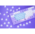 Dareu A87L Dream Клавиатура механическая проводная фиолетовый,  серия "сон",  87 клавиш,  подключение USB - TypeC,  раскладка ENG / RUS