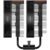 Кулер для процессора /  PCCooler RT620 Digital BK  (250W,  4-pin PWM,  LED temp.,  157mm,  ,  6x6mm,  2x120mm,  73.32CFM,  34.9dBA,  2200RPM,  S: 1851,  1700,  1200,  115X,  AM5,  AM4,  black)
