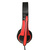 Наушники с микрофоном Oklick HS-M150 черный / красный 2.2м накладные оголовье  (NO-003N)