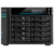 ASUSTOR AS7110T 10-Bay NAS / Media player / Intel Xeon E-2224  3.4GHz up to 4.6GHz (Quad-Core),  8GB SO-DIMM DDR4,  noHDD (HDD, SSD),  / 10x1GbE+3x2, 5Gbe (LAN) / 3xUSB3.2, HDMI / M.2 / 4ip camera license ; 90IX01D1-BW3S1
