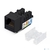 Cabeus KJ-RJ45-Cat.5e-90-SW-BK Вставка Keystone Jack RJ-45,  категория 5e,  заделка тип 110,  черная,  со стяжкой