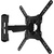 Кронштейн для телевизора Ultramounts UM 869 черный 23"-55" макс.35кг настенный поворот и наклон
