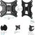 Кронштейн для телевизора Kromax GALACTIC-11 new черный 15"-42" макс.20кг настенный поворот и наклон