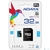 Флеш карта microSD 32GB A-DATA microSDHC Class 10 UHS-I A1 100 / 20 MB / s  (SD адаптер)