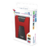 Жесткий диск USB3.1 1TB EXT. 2.5" RED AHD650-1TU31-CRD ADATA