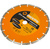 Диск алмазный отрезной сегментный 230х22, 2 мм, сухая резка
