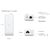 Ubiquiti UniFi Device Bridge Радиоустройство 5 ГГц,  802.11a / n / ac,  MIMO 2х2,  1х 1G RJ45  (с раздачей PoE)
