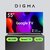 Телевизор QLED Digma 55" DM-LED55UQB31 Google TV Frameless Metal черный / черный 4K Ultra HD 60Hz MEMC DVB-T DVB-T2 DVB-C DVB-S DVB-S2 USB WiFi Smart TV