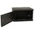 Шкаф Hyperline WRline WR-TW-0945-SR-RAL9004 настенный 19-дюймовый  (19"),  9U,  500x600х450мм,  цельнометаллическая дверь с замком,  цвет черный  (RAL9004)  (разобранный)