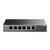 4-port 10 / 100 Mbit  /  s unmanaged PoE + switch with 2 10 / 100 Mbit / s Uplink ports,  metal case,  desktop installation,  4 802.3 af / at PoE+ ports,  2 10 / 100 Mbit / s Uplink ports