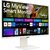 Монитор LG 31.5" 32SR85U-W белый IPS LED 16:9 HDMI M / M Cam матовая HAS 400cd 178гр / 178гр 3840x2160 60Hz UHD USB 7.7кг
