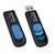 Флеш накопитель 128GB A-DATA UV128,  USB 3.0,  черный / синий