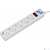 Power Cube SPG-B-10-WHITE Сетевой фильтр 3m,  белый,  5 розеток