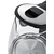 Чайник электрический Kitfort КТ-6168 1.8л. 2200Вт черный глянец / нержавеющая сталь корпус: стекло / металл / пластик