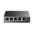 TP-Link TL-SF1005P 5-портовый 10 / 100 Мбит / с настольный коммутатор с 4 портами PoE SMB