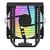 Cooler ID-Cooling SE-904-XT ARGB BLACK LGA1851 / 1700 / 1200 / 115X / AM5 / AM4  ( TDP 180W,  PWM,  4 тепл.трубки прямого контакта,  FAN 100mm,  Addressable RGB LED) RET